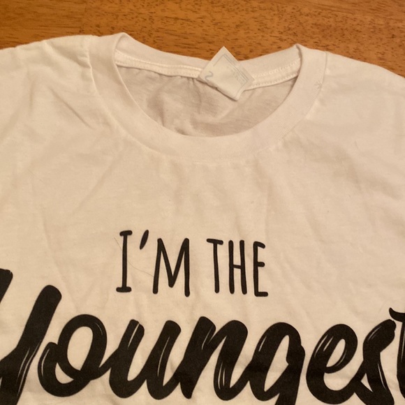 NEW shirt sleeve Youngest Twin cotton tee very nice size small - Picture 4 of 6